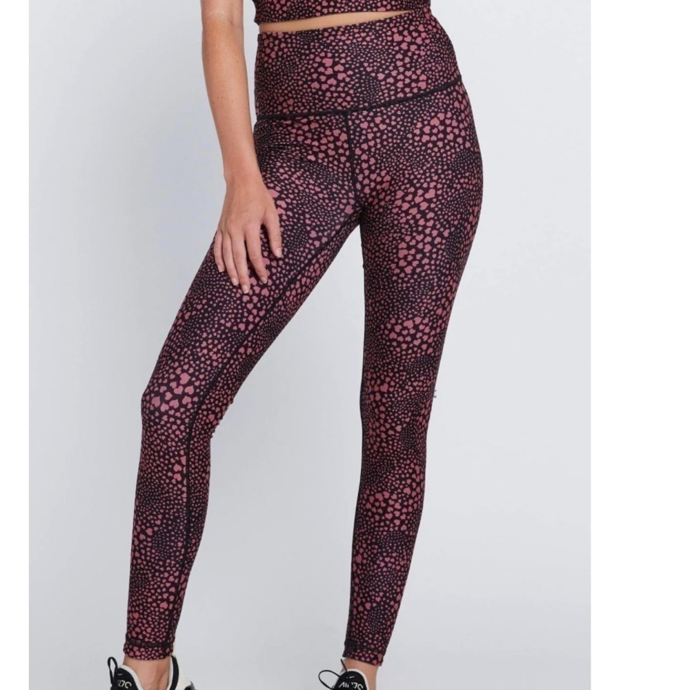 Wear it to Heart | High Waist Reversible Mauve Leggings | Small